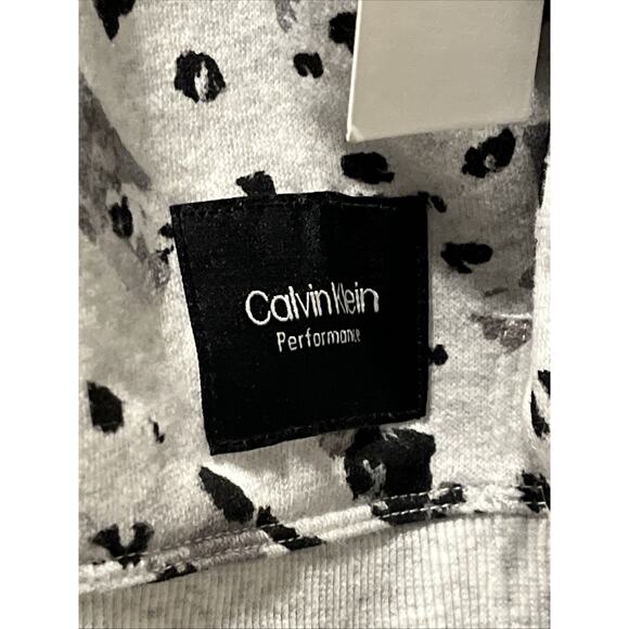 Calvin Klein Performance Women's Gray Cowl Neck LS Camo Sweatshirt Size M NWT - Picture 3 of 9